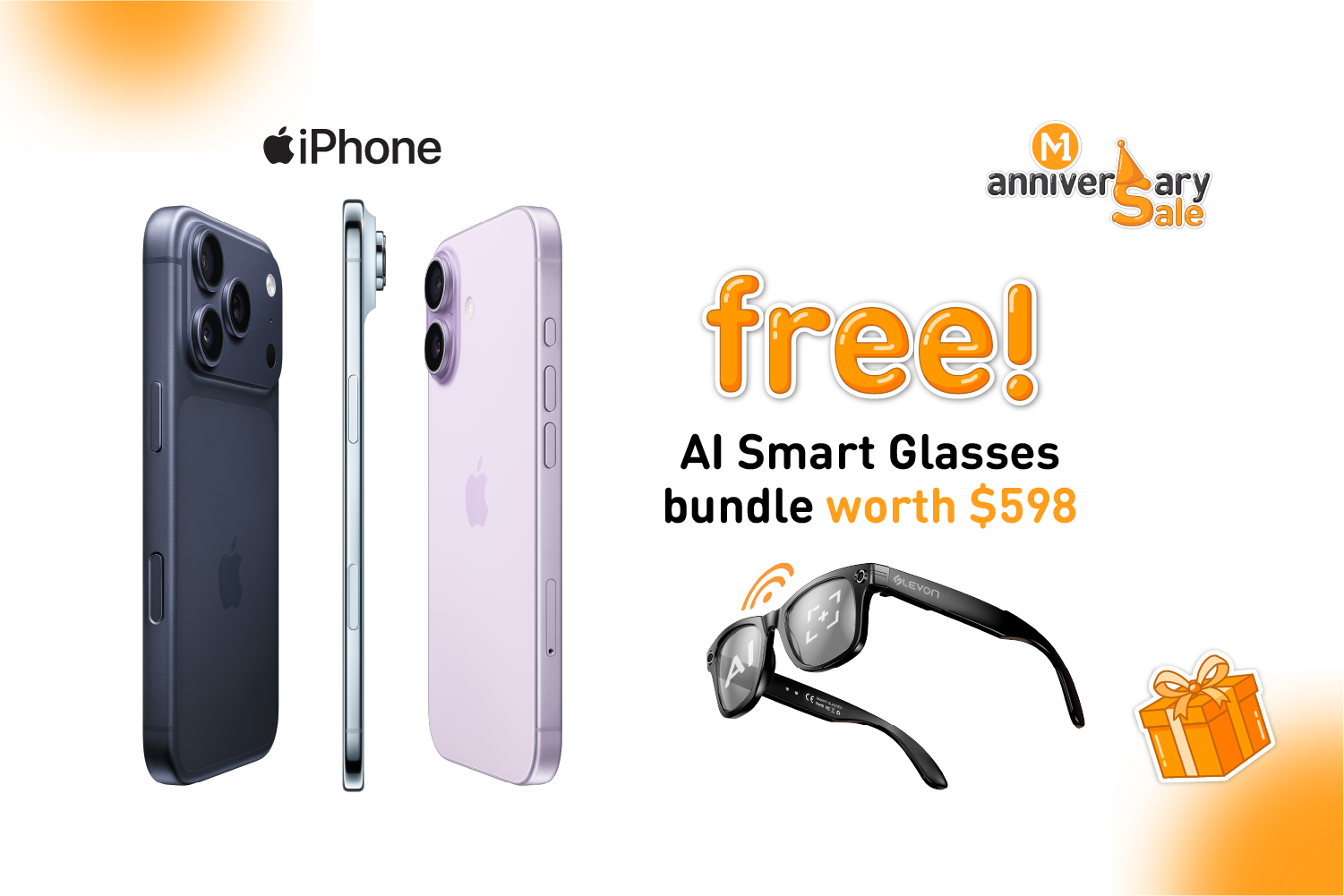 free AI Smart Glasses bundle worth $598