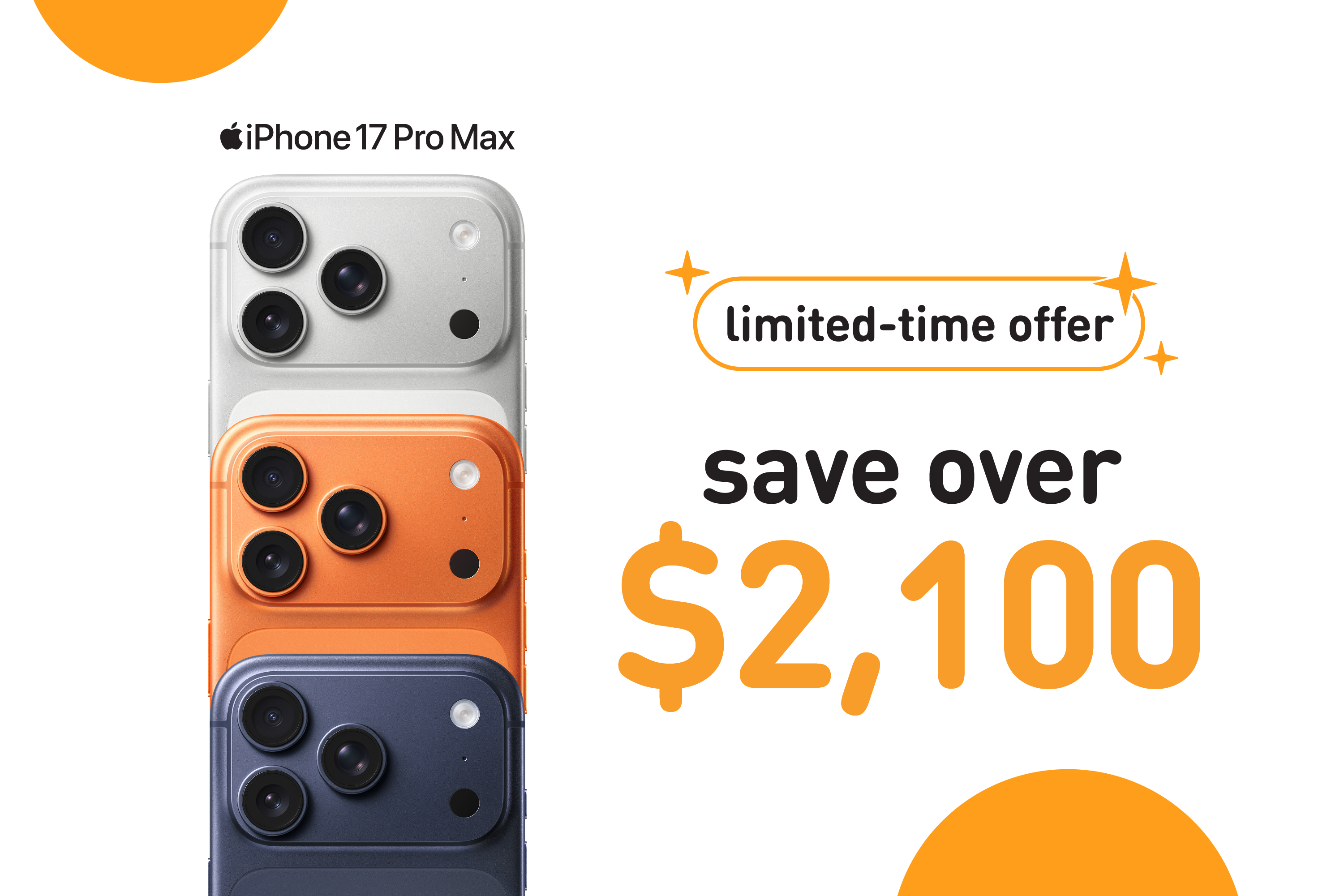 get the new iPhone 17 Pro Max for just $244
