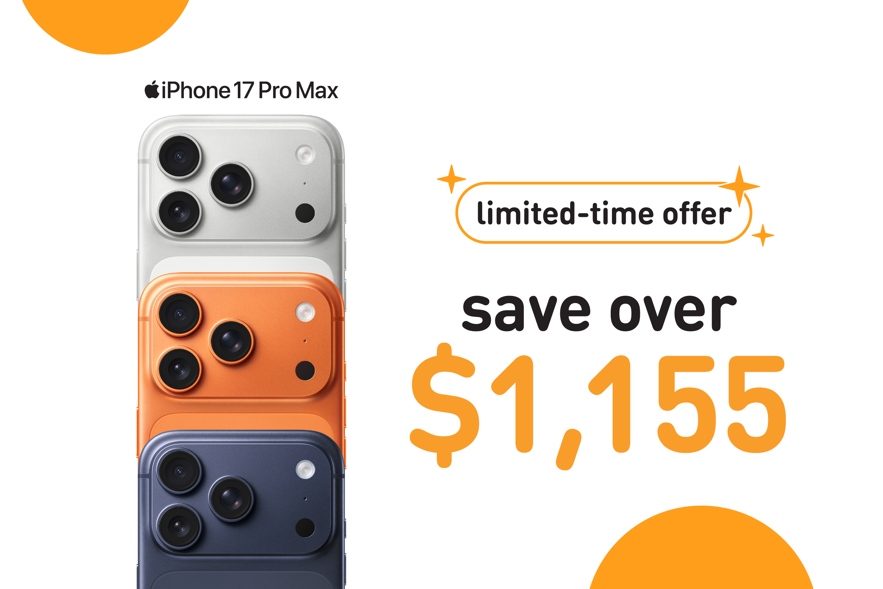 get the new iPhone 17 Pro Max for just $394