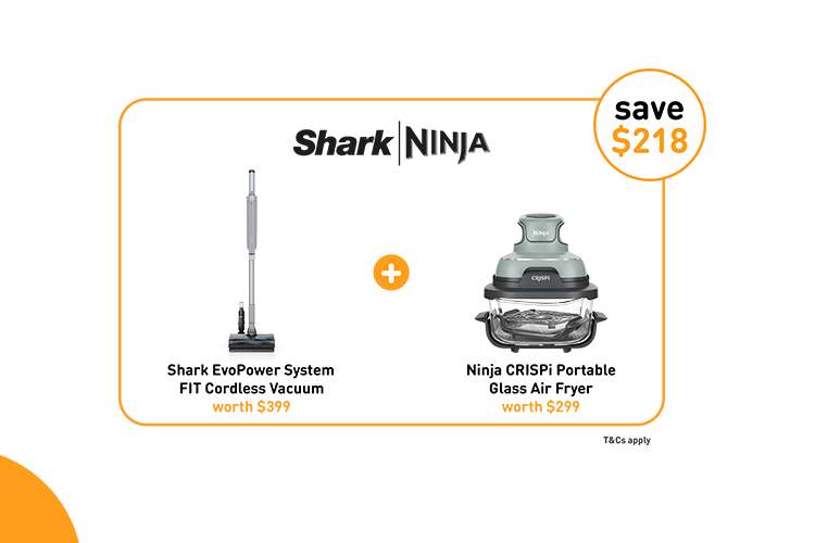 exclusive SharkNinja bundle at only $20/mth​