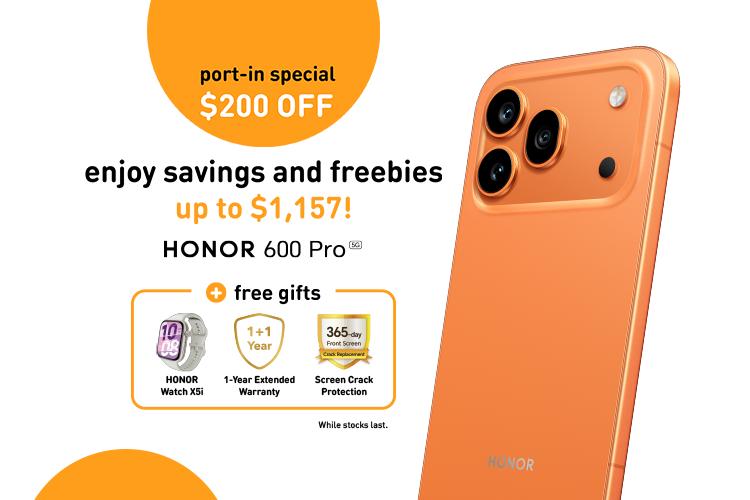 get HONOR 600 Pro at $0, and $51.95/mth phone + 5G plan